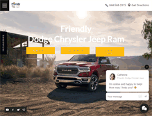 Tablet Screenshot of friendlydodgechryslerjeep.com